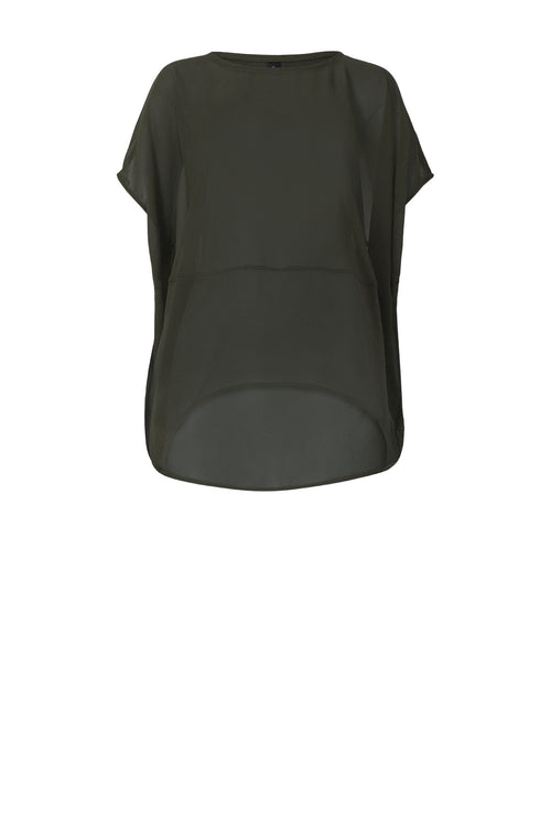 spin tee / artillery green