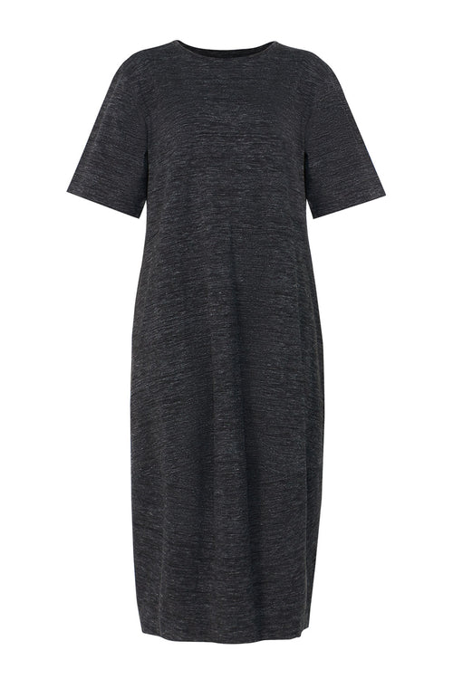 spin dress / charcoal fleck