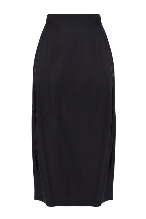 spin maxi skirt / black