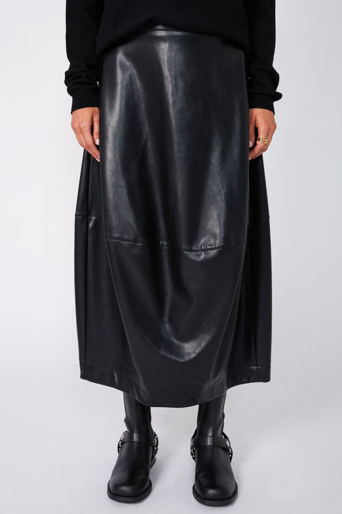 spin skirt / black