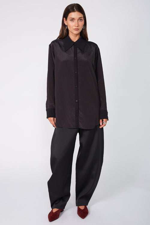 splice shirt / black