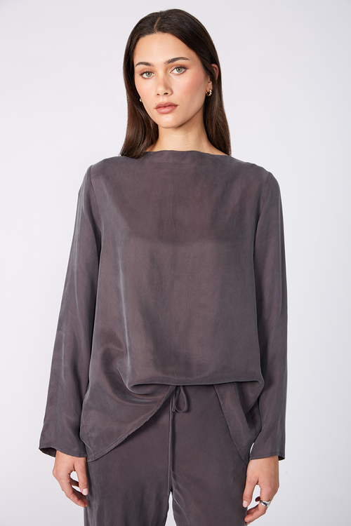 split top / Dark Mushroom