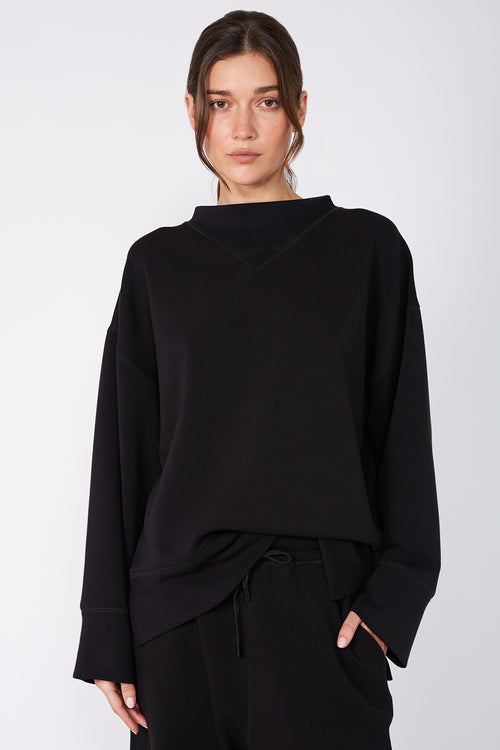 stepped sweat / black
