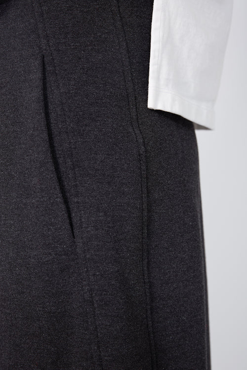 stride pant / dark charcoal marle