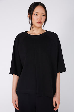 subside short sleeve sweat / black