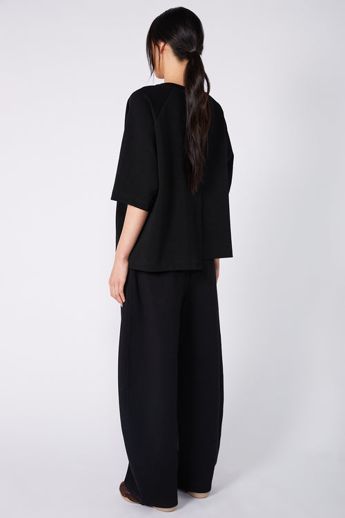 subside short sleeve sweat / black