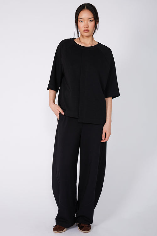 subside short sleeve sweat / black