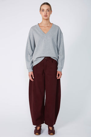 summit jean / dark sangria red