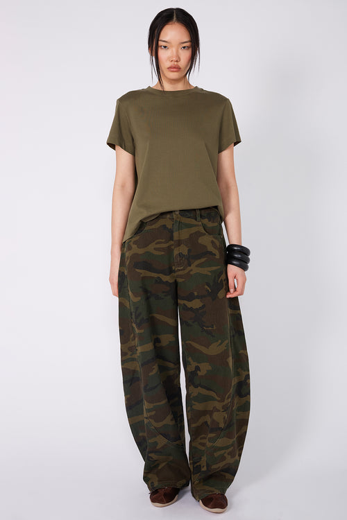 summit jean / khaki camo denim