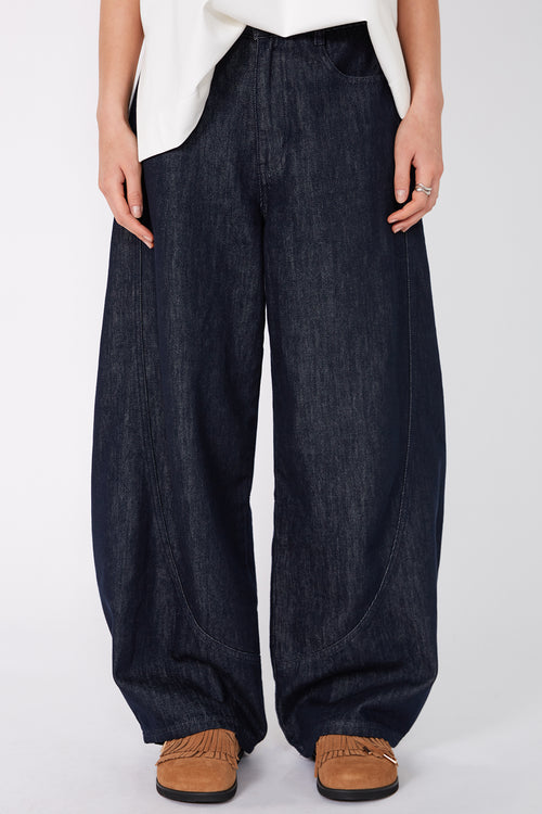 summit jean / raw indigo blue