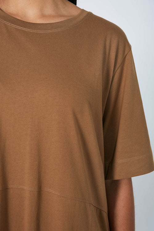 spin dress / pecan brown