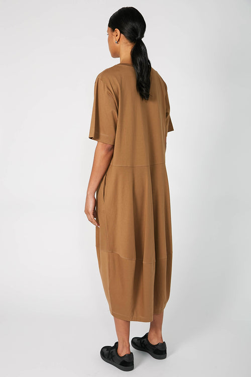 spin dress / pecan brown