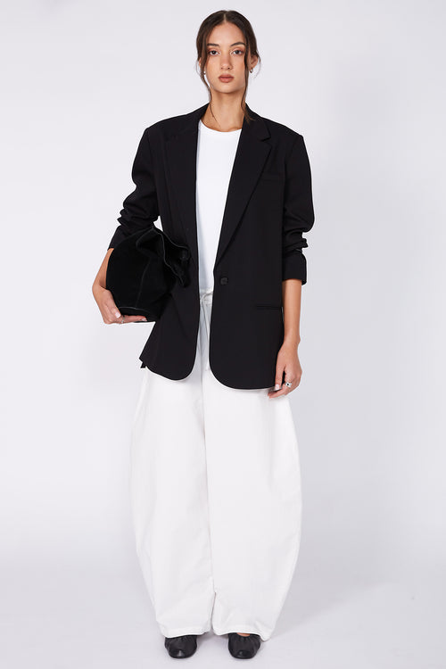 tabard blazer / black