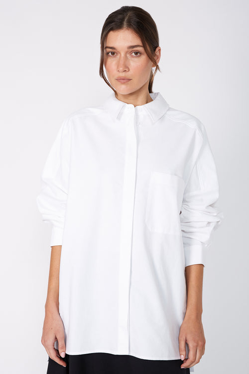 tabard shirt / white
