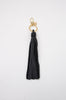 tassel keyring / black|gold