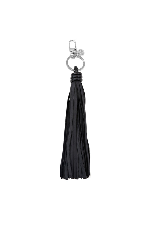 tassel keyring / black|silver