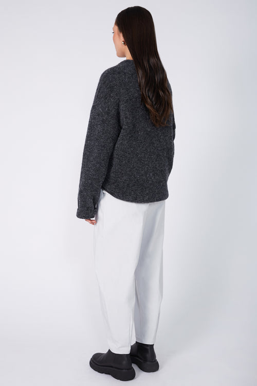 tipping pant / silver