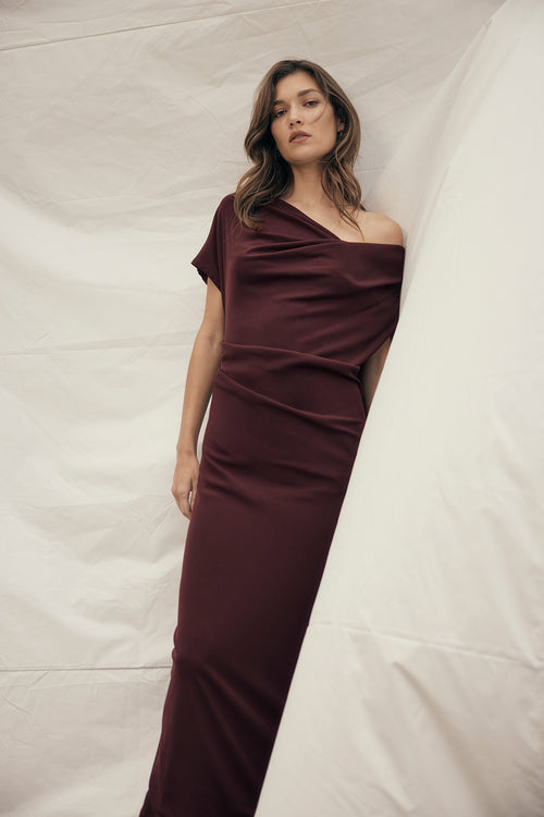 torrent maxi dress / dark sangria red | m o o c h i torrent maxi dress / dark sangria red | m o o c h i