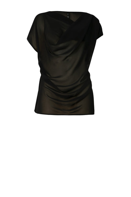 torrent short sleeve top / black