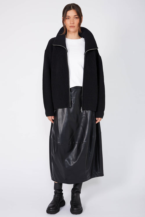 tracking cardi / black