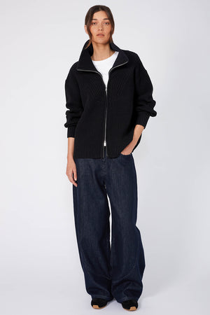 tracking cardi / black