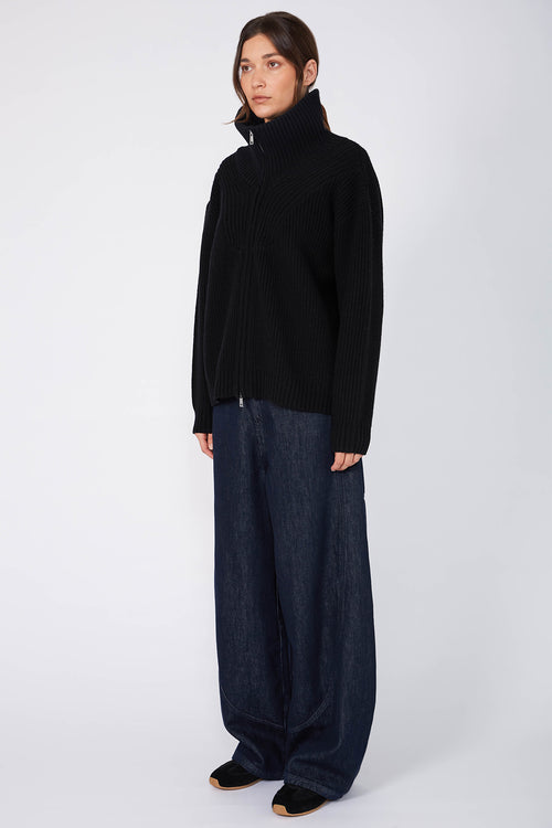 tracking cardi / black