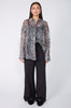 untold oversize shirt / silver wilderness print