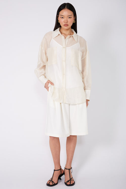 untold shirt / cream