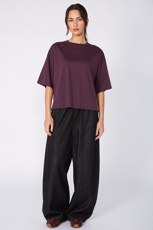 urban tee / aubergine