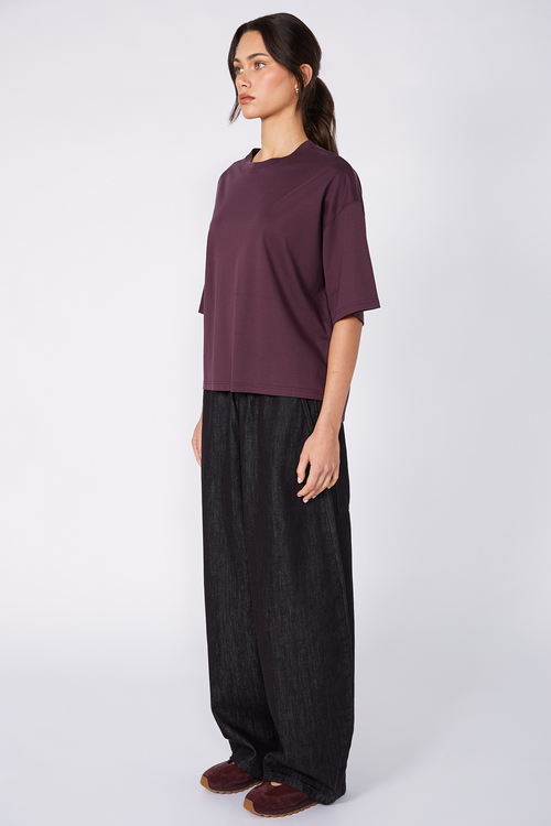 urban tee / aubergine