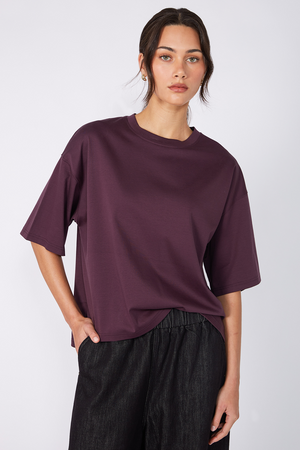 urban tee / aubergine