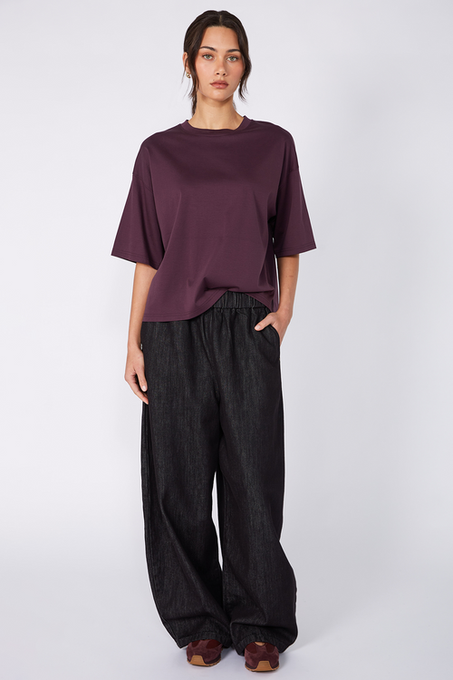 urban tee / aubergine