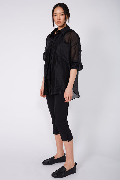 veered loafer / black