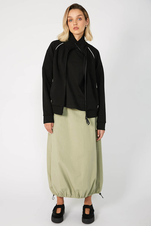 voter skirt / matcha green