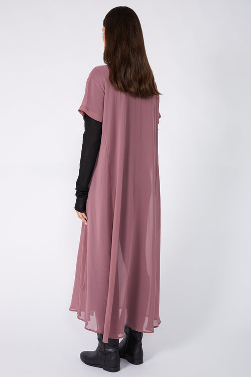 wisp midi dress / dusky mauve