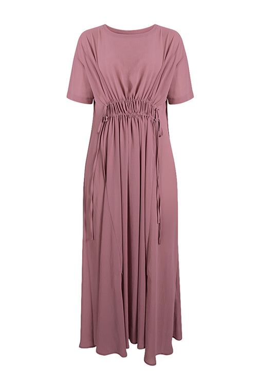 wisp midi dress / dusky mauve