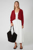 observe cardi / crimson red