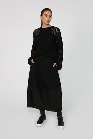 headspin skirt / black