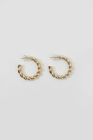 rope hoops / gold
