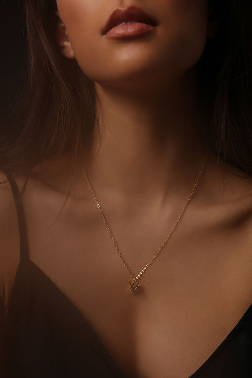 xx necklace / gold