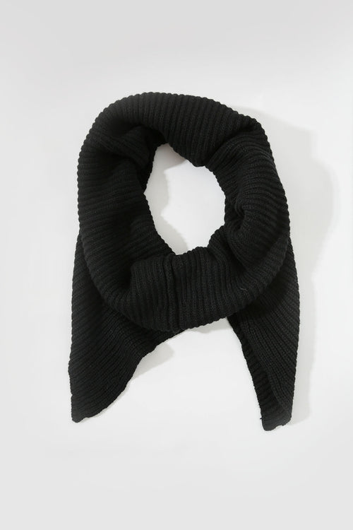 figment collar scarf / black