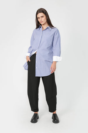 actuate shirt / blue|white stripe