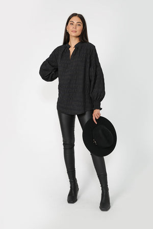 appoint top / black