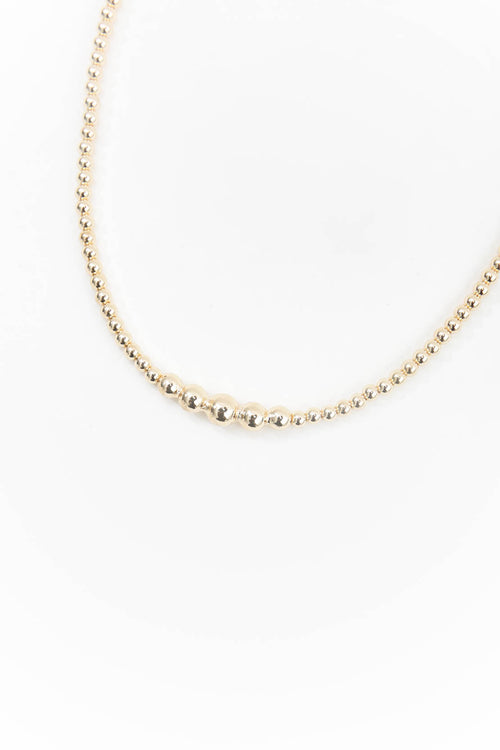 hail necklace / gold