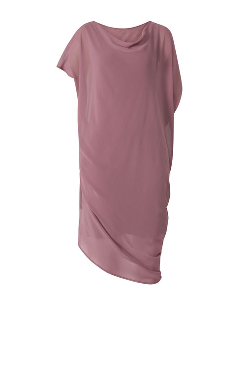 implicate dress / dark rose pink