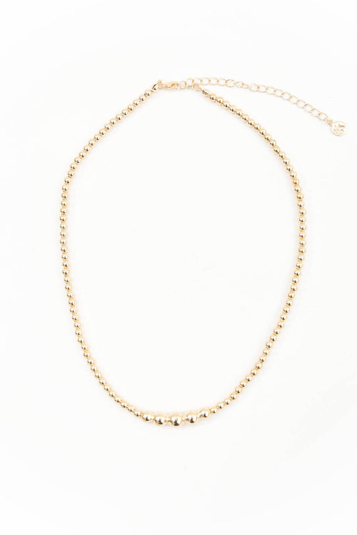 hail necklace / gold