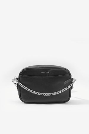 piper box bag / black|silver