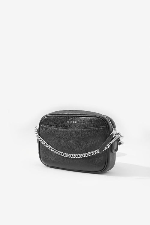 piper box bag / black|silver