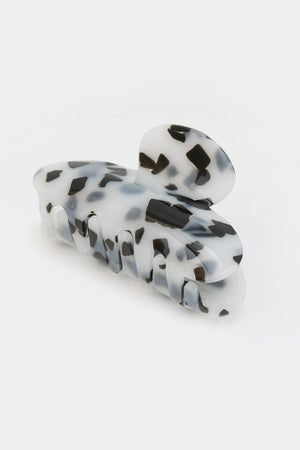 claw clip / white tortoise shell